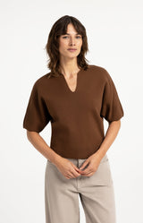 https://yaya.eu/cdn/shop/files/knitted-top-with-bomber-collar-and-short-sleeves.jpg?v=1785823119&width=1200